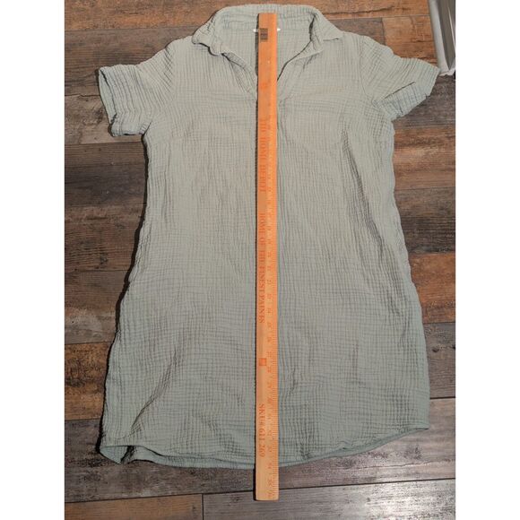 3 Dots Light Green Textured Dress - Size S - Effortless Comfort! - Picture 5 of 6